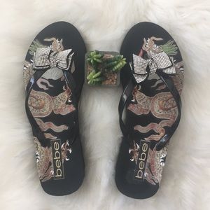 Bebe thong sandals